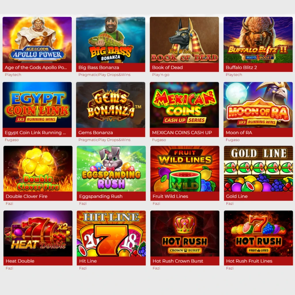 777SlotsBay Casino popular games and slots