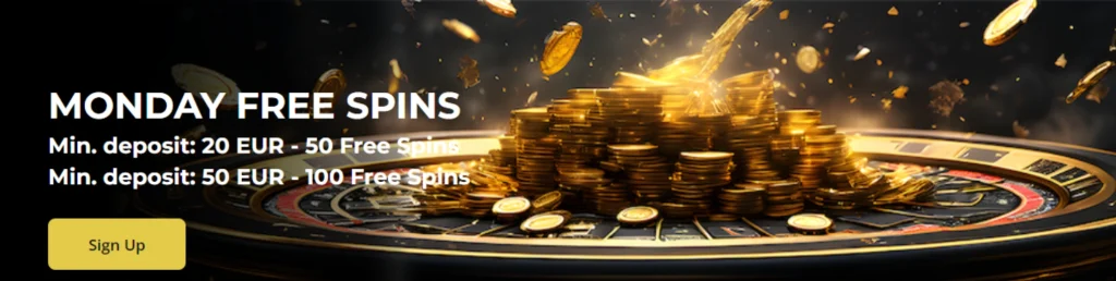 777onfire have monday free spins and make sure to sign up