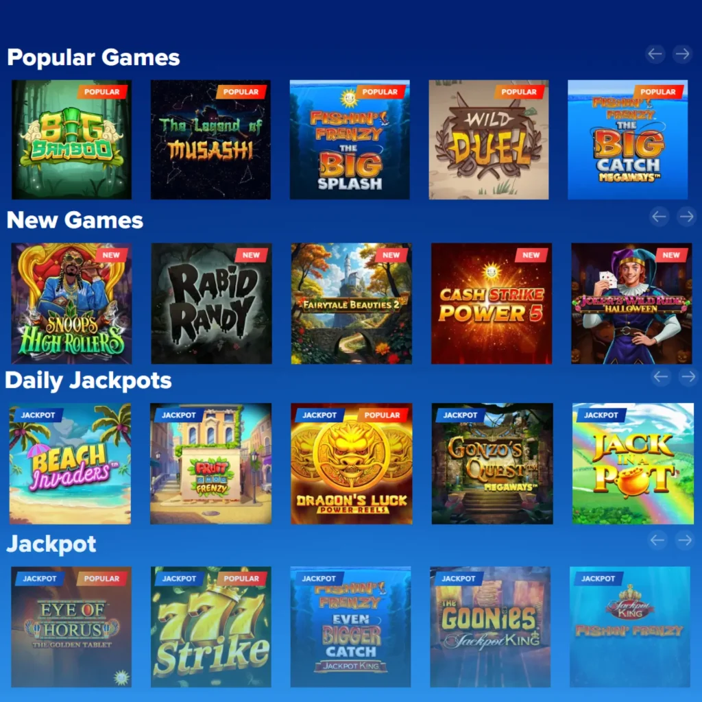 AHTI Games's popular, new, and jackpot games to play