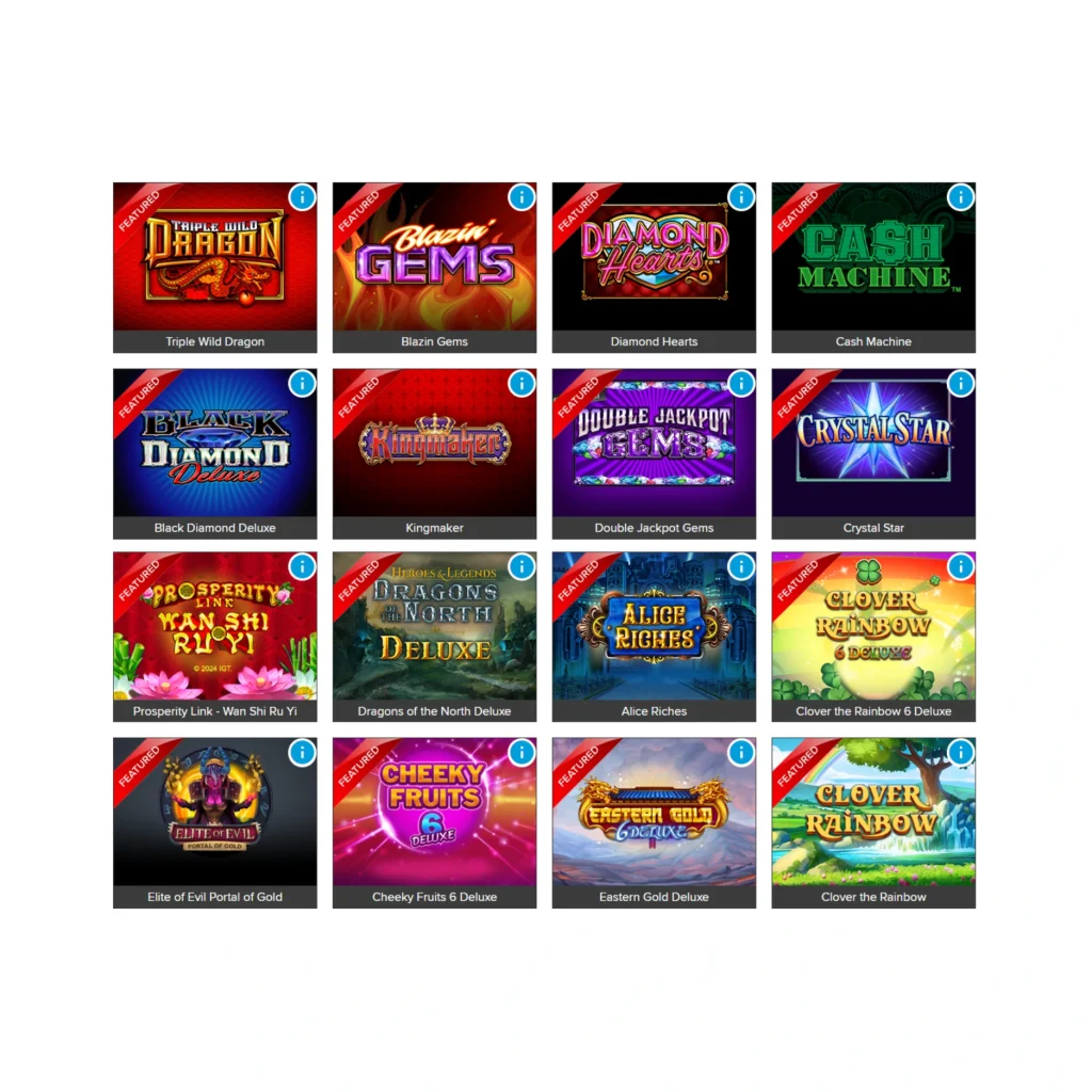 ALC Casino popular games