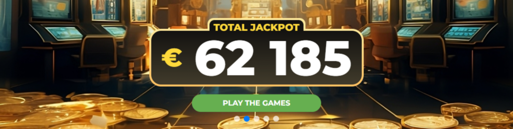 Play the games to hit the total jackpot!