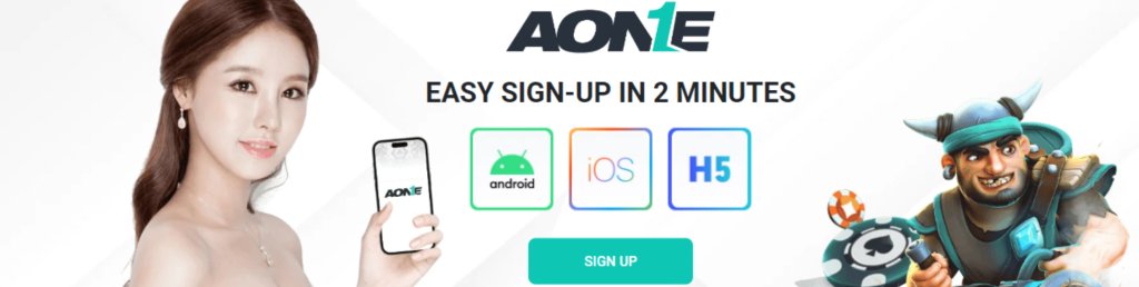 Easy way to sign up at AOne casino