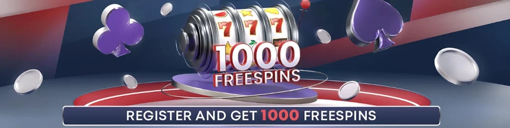 Adjarabet Casino offering 1000 free spins for new players