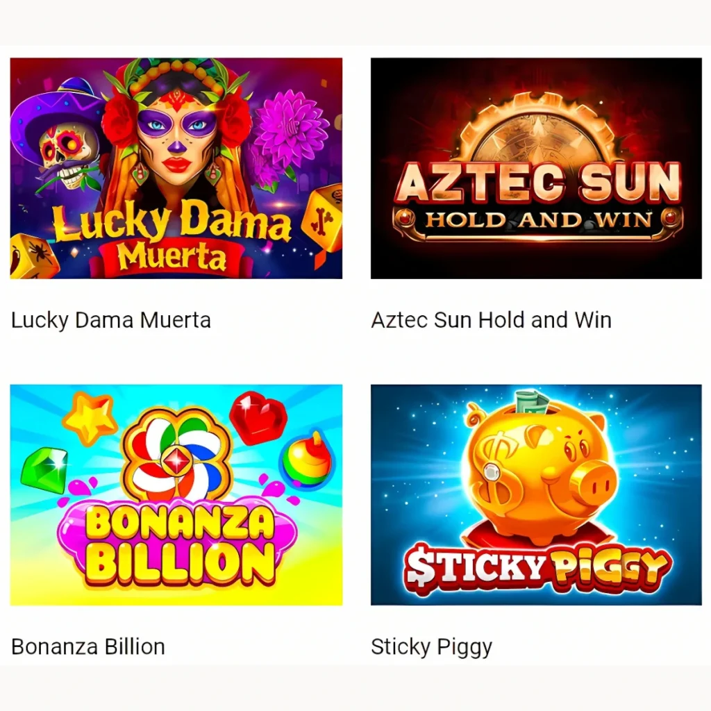 Popular slot games like Lucky Dama Muerta and Sticky Piggy at Agent No Wager Casino