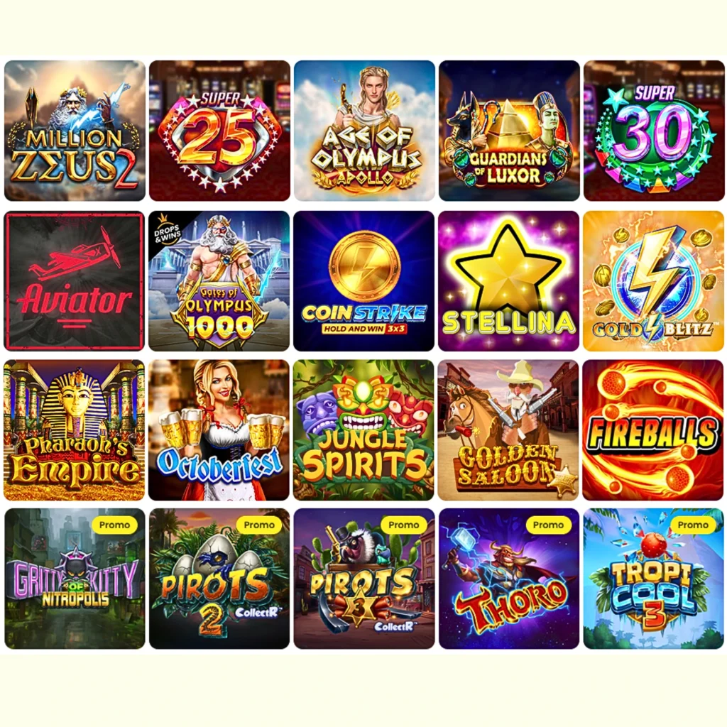 AirBet Casino slot games