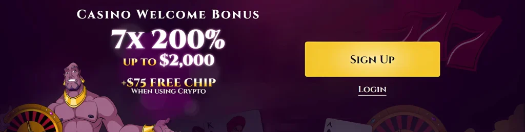 Aladdin's Gold welcome bonus so sign up now!