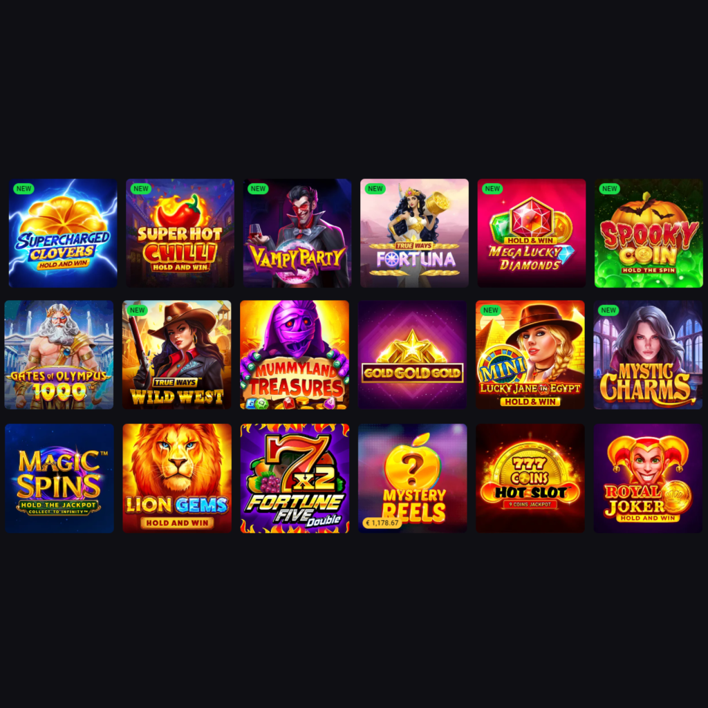 Amonbet casino games