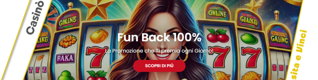 Fun Back 100% at Andromeda Bet Casino