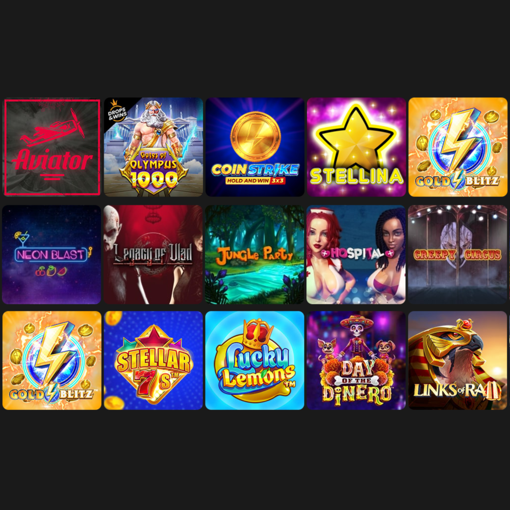 Andromeda Bet Casino slot games