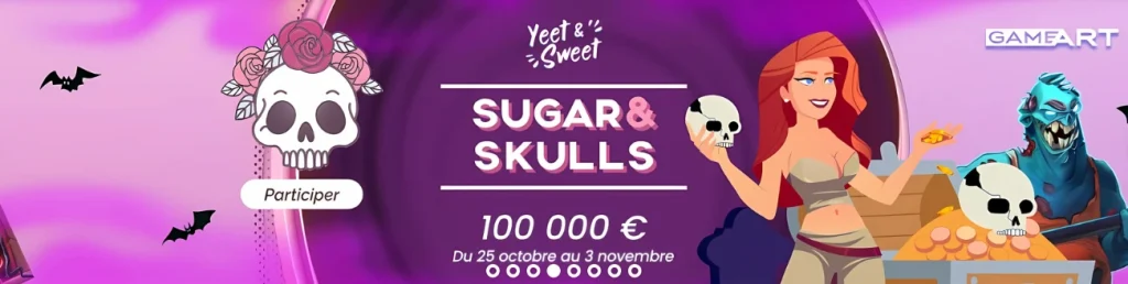 Azur Casino's Sugar & Skulls event with €100,000 prize poo