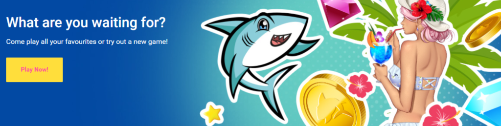 Play now at alohashark casino!