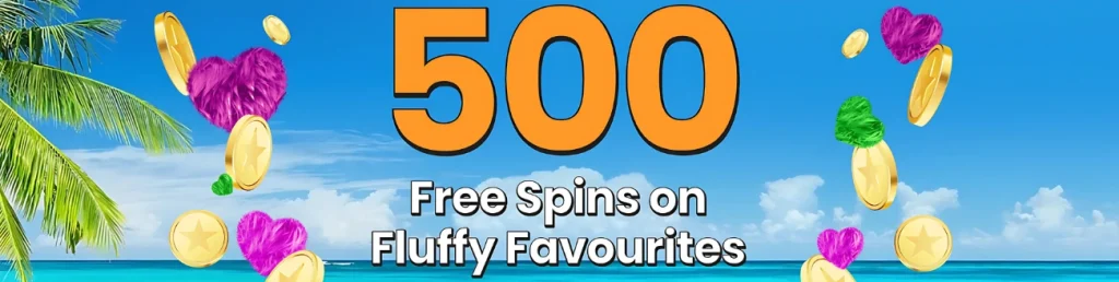 500 free spins on Fluffy Favourites at Barbados Bingo Casino