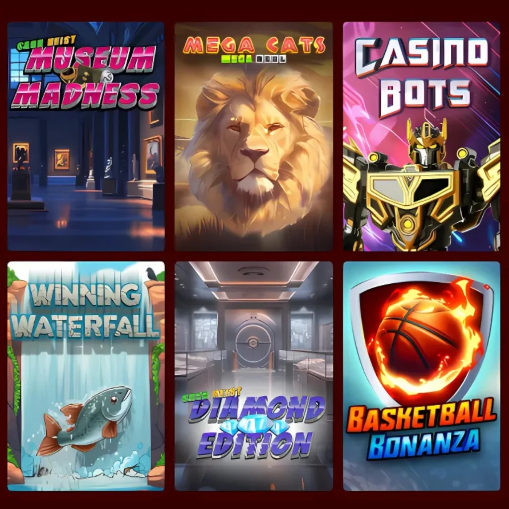 Bella Vegas Casino game selection featuring popular slots