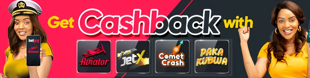 Cashback offers on games like Aviator and JetX at Betgr8 Casino.