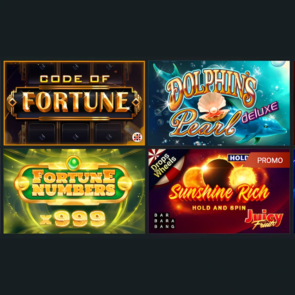 Popular slot games featured at BETWINNER Casino.