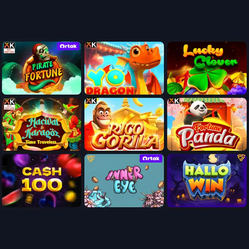 Popular games like Pirate Fortune and Lucky Clover at BetToGoal Casino