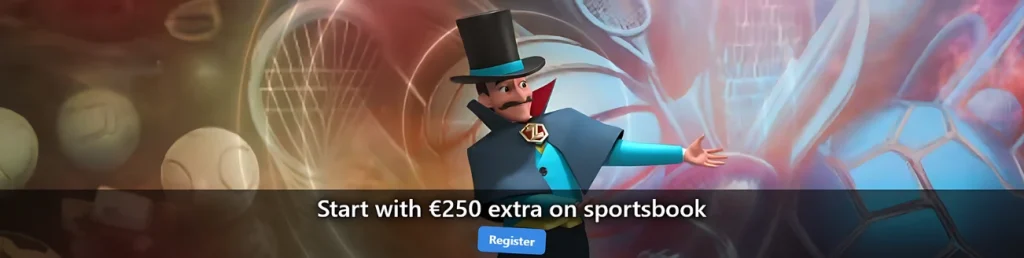 Betzino Casino offers €250 sportsbook bonus.