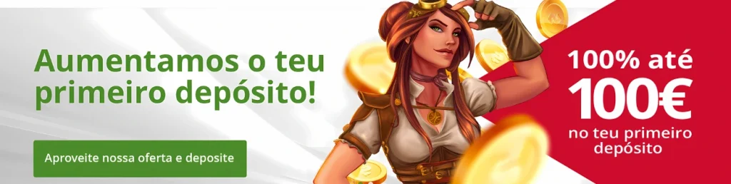 Bidluck Casino offers a 100% bonus on first deposit up to €100